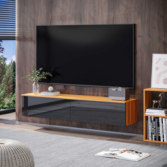 Meuble TV mural suspendu moderne