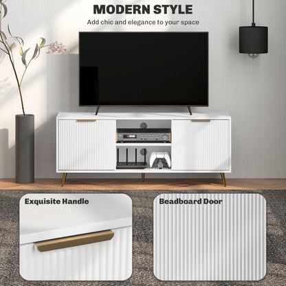 Meuble télé moderne avec rangement 55 pouces