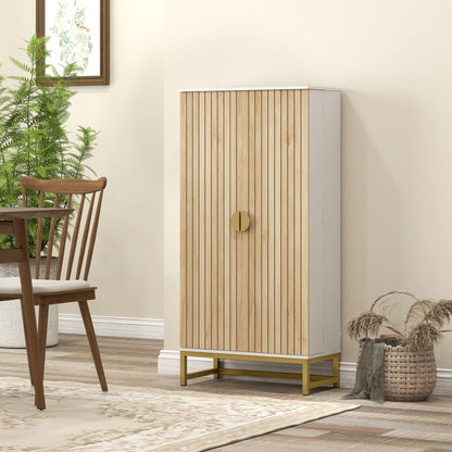 Armoire de cuisine autoportante 5 tablettes ajustables