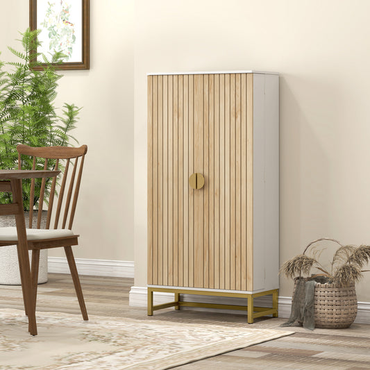 Armoire de cuisine autoportante 5 tablettes ajustables