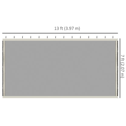 Moustiquaire de remplacement pour gazebo 10' x 13'