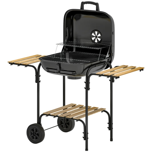 BBQ au charbon portable avec grille de 1840 cm²