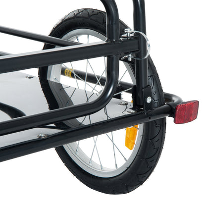 Remorque vélo cargo pliable acier robuste