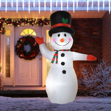 Bonhomme de neige gonflable lumineux 2,4 m