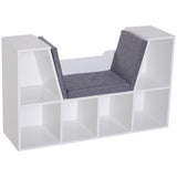 Bibliothèque 6 cubes avec coussin de lecture