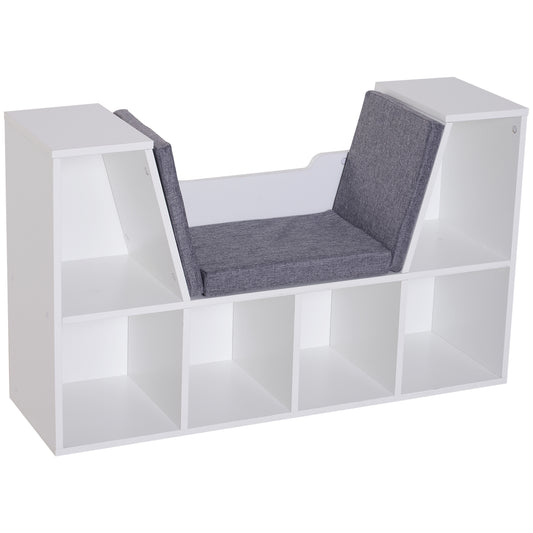 Bibliothèque 6 cubes avec coussin de lecture