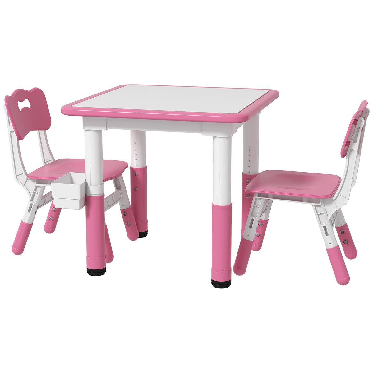 Ensemble table et chaises pour enfants réglable — Lot de 3