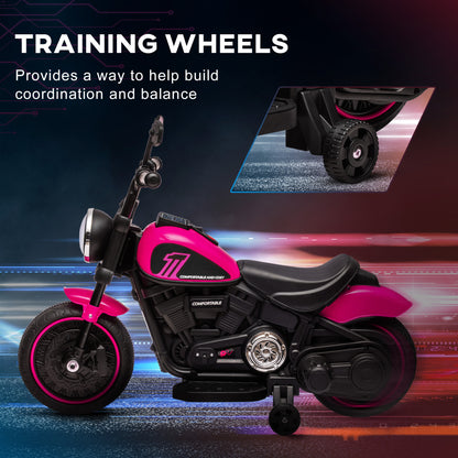 Moto électrique enfant 6V avec roues stabilisatrices