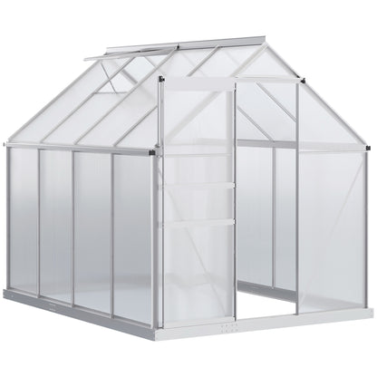 Serre de jardin polycarbonate 183 x 183 x 198 cm