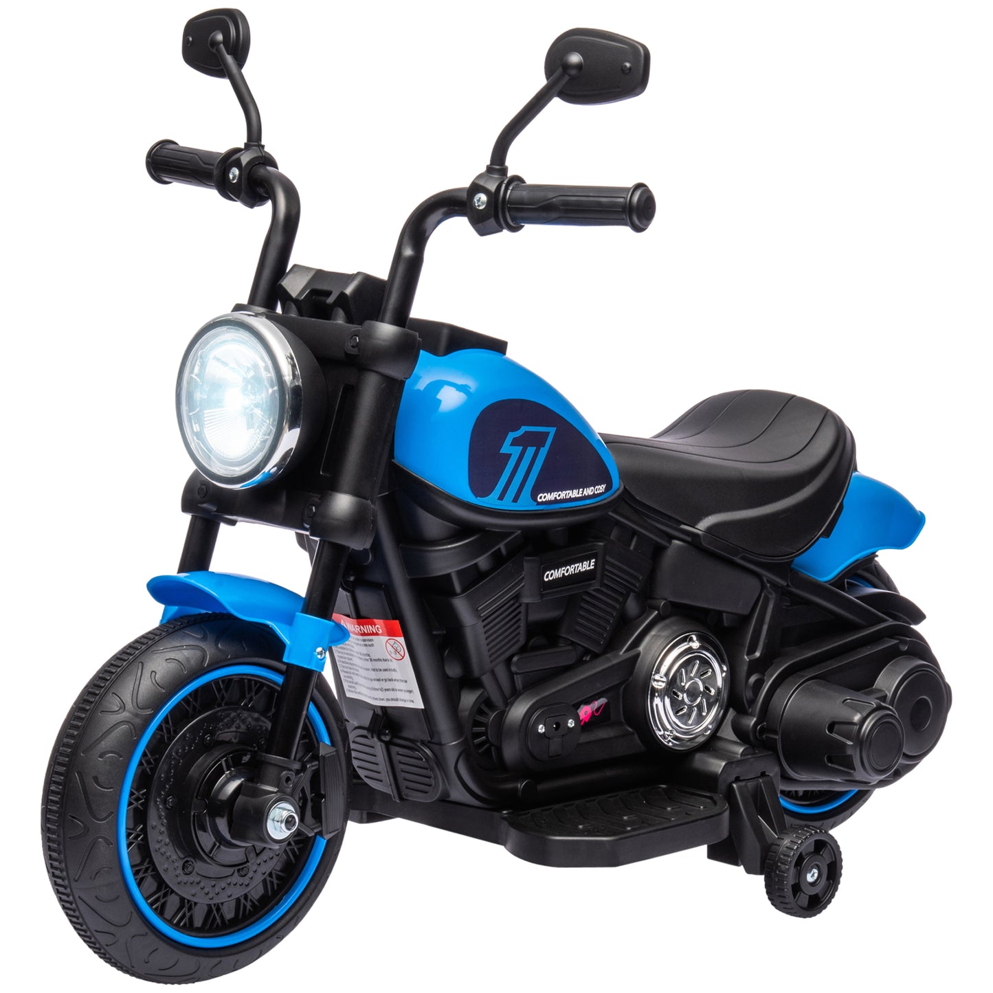 Moto électrique enfant 6V avec roues stabilisatrices