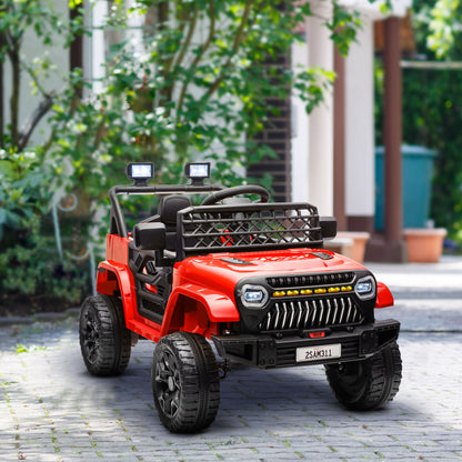 Camion électrique 12V télécommandé pour enfants avec suspension