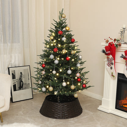 Sapin de Noël artificiel pré-éclairé 152 cm — vert