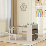 Ensemble table et chaises pour enfants avec rouleau — Lot de 3