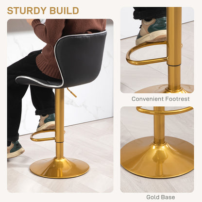 Tabourets de comptoir ajustables lot de 2