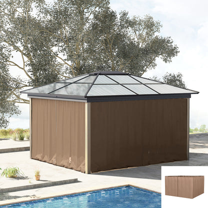 Rideaux de gazebo de remplacement 10' x 12'