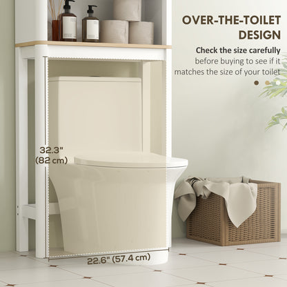 Meuble de rangement au-dessus toilette ajustable