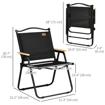 Chaise de camping pliable portable légère tissu Oxford
