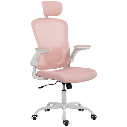 Chaise de bureau ergonomique mesh avec appui-tête ajustable