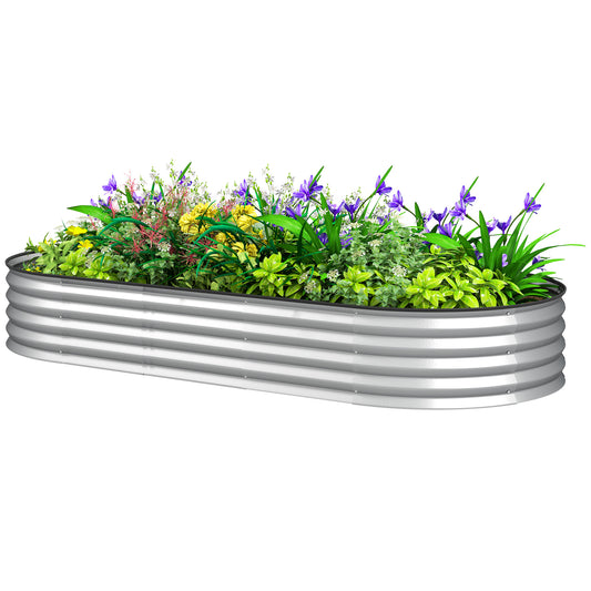 Bac de jardinage surélevé en acier galvanisé