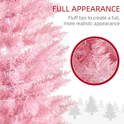 Sapin de Noël artificiel mince pré-éclairé 6 pi