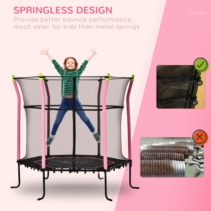 Trampoline intérieur pour enfants avec filet de sécurité