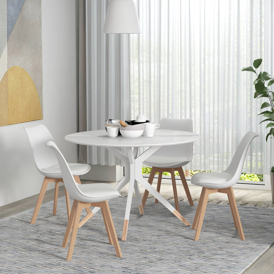 Ensemble de 4 chaises de salle à manger en bois