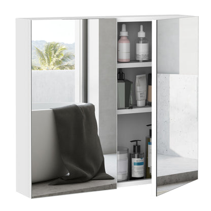 Armoire à pharmacie murale avec miroir double porte