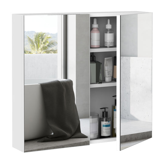Armoire à pharmacie murale avec miroir double porte