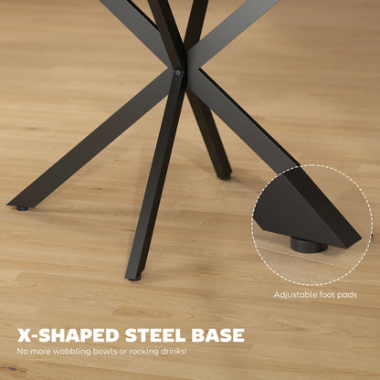 Table à manger extensible industrielle