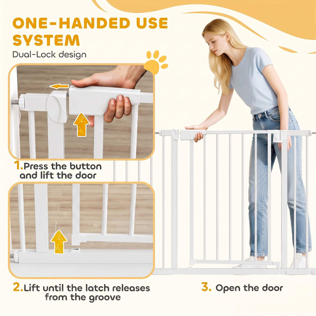 Barrière de sécurité pour bébé et animaux