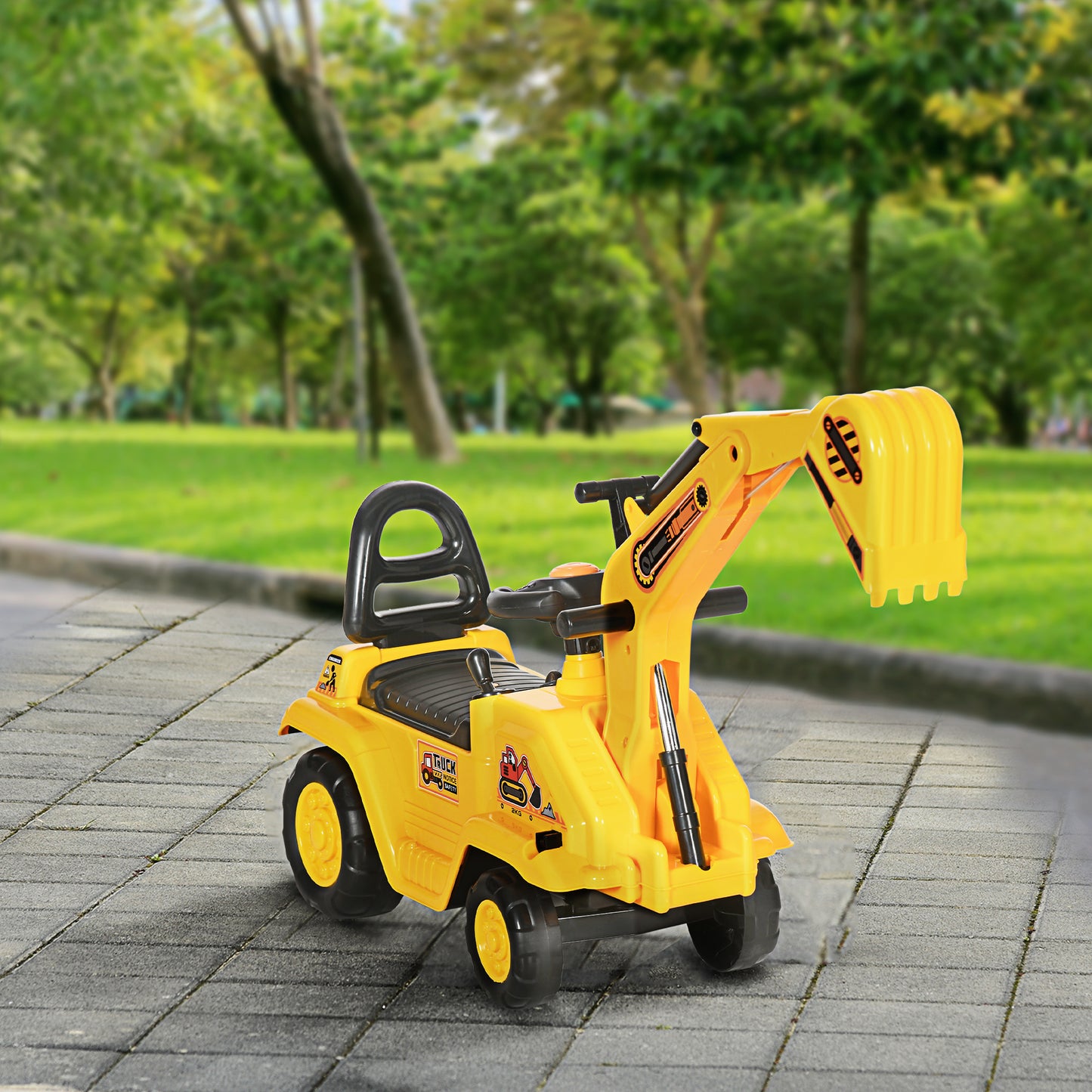 Excavatrice jouet 3 en 1 à enfourcher