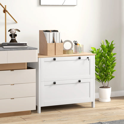 Classeur 2 tiroirs verrouillable avec barre ajustable