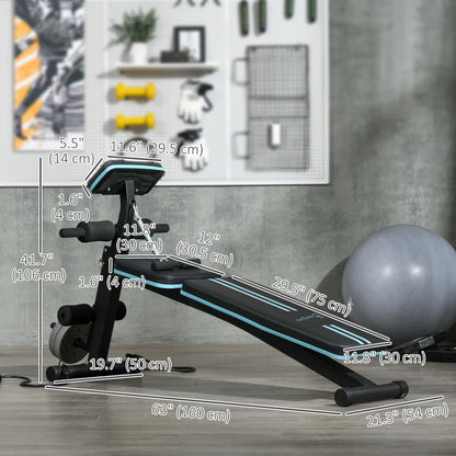 Banc d'entraînement pliable réglable pour musculation à domicile