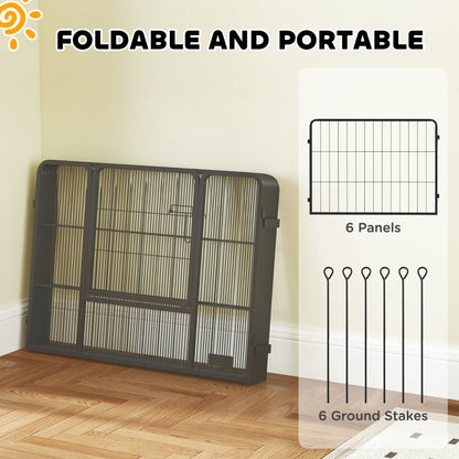 Parc pour chien robuste en acier modulable