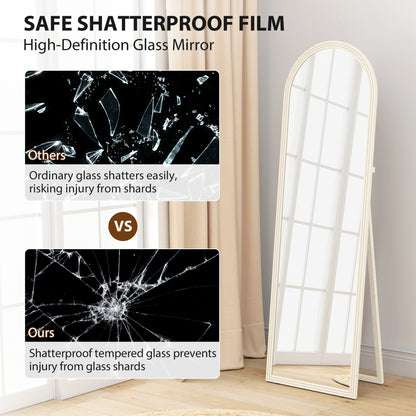Miroir pleine longueur arqué sur pied 163 cm
