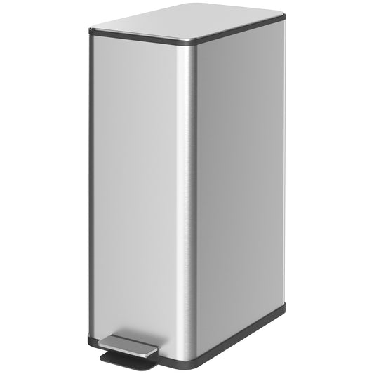 Poubelle de cuisine inox à pédale 20 L