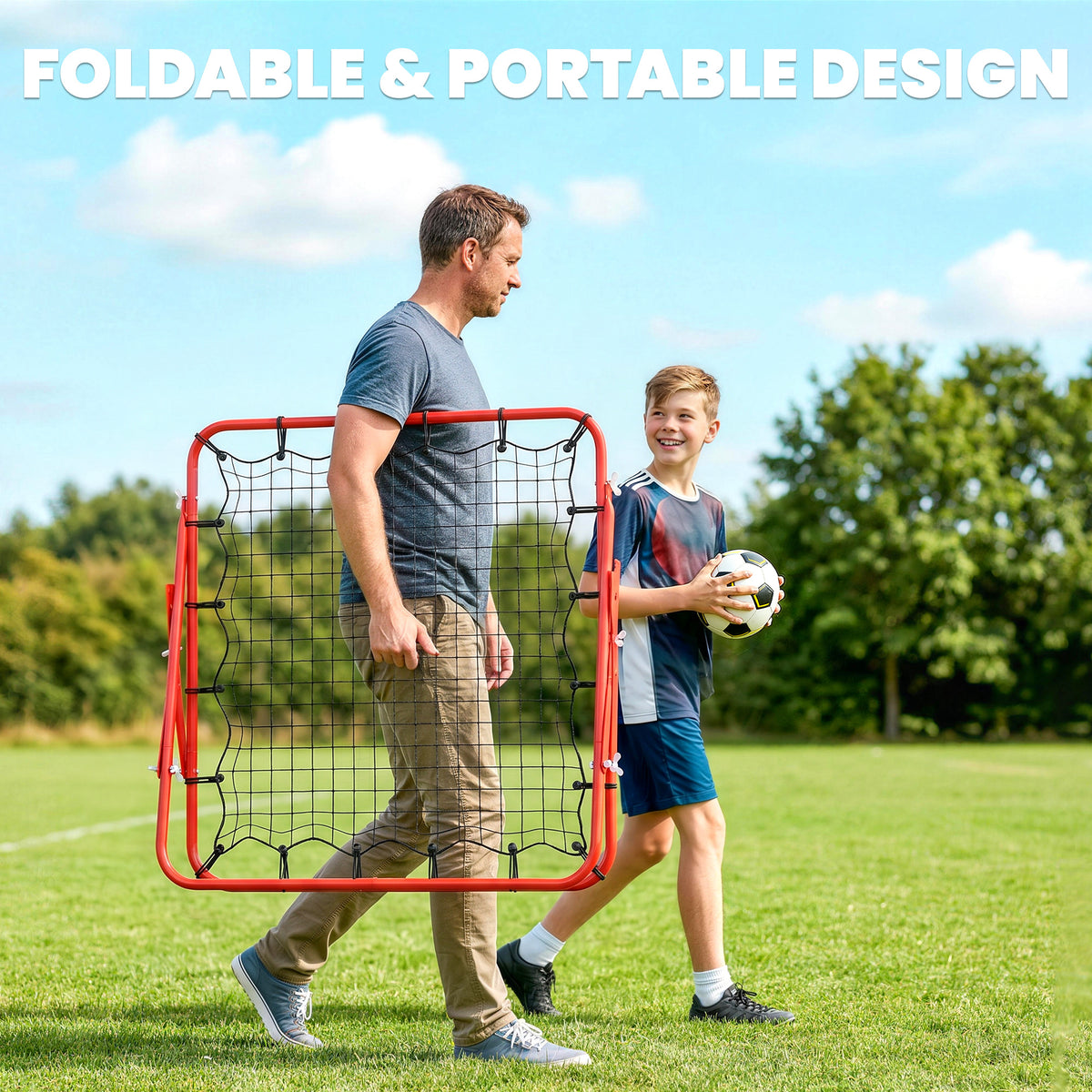 Filet de retour multi-sports réglable et pliable