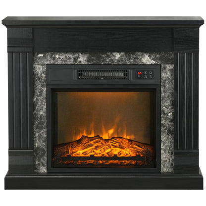 Foyer électrique mantel bois freestanding