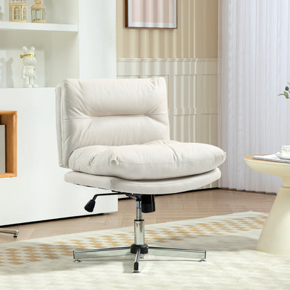 Chaise de bureau sans accoudoirs croisillons réglable pivotante