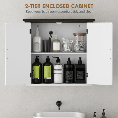 Armoire murale salle de bain style farmhouse 2 portes