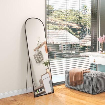 Miroir sur pied arche pleine longueur