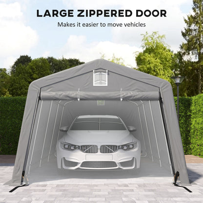 Abri automobile 11' x 20' cadre acier galvanisé
