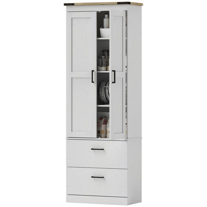 Armoire de cuisine haute 4 niveaux avec tiroirs