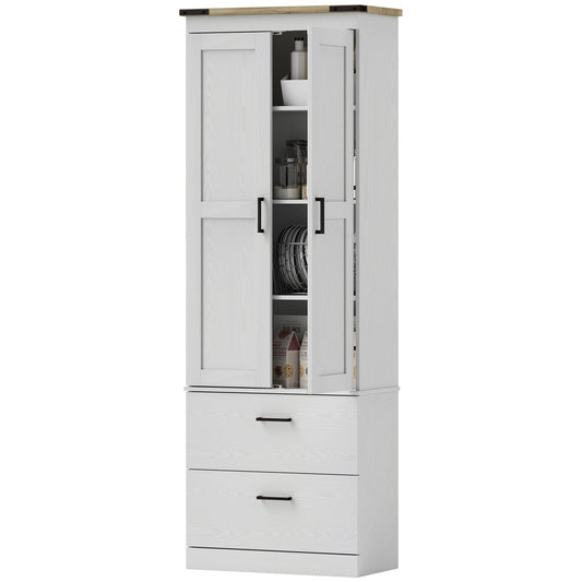 Armoire de cuisine haute 4 niveaux avec tiroirs