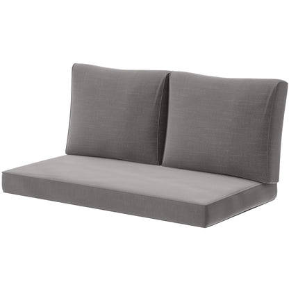 Coussin de canapé double extérieur 3 pièces