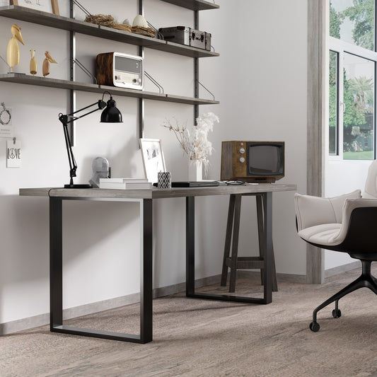 Pieds de table carrés en métal lot de 2