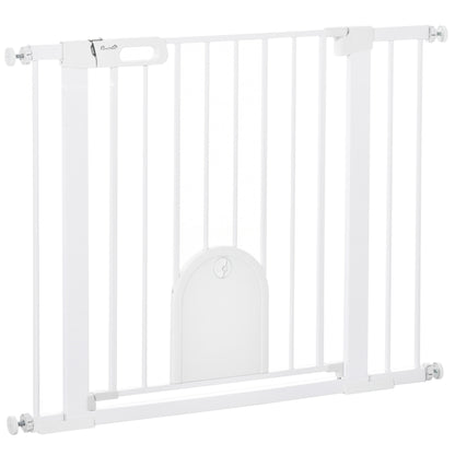 Barrière pour chien extra-large avec petite porte