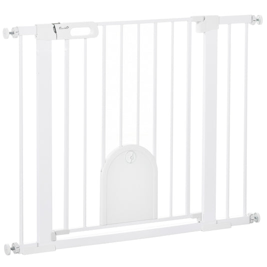 Barrière pour chien extra-large avec petite porte