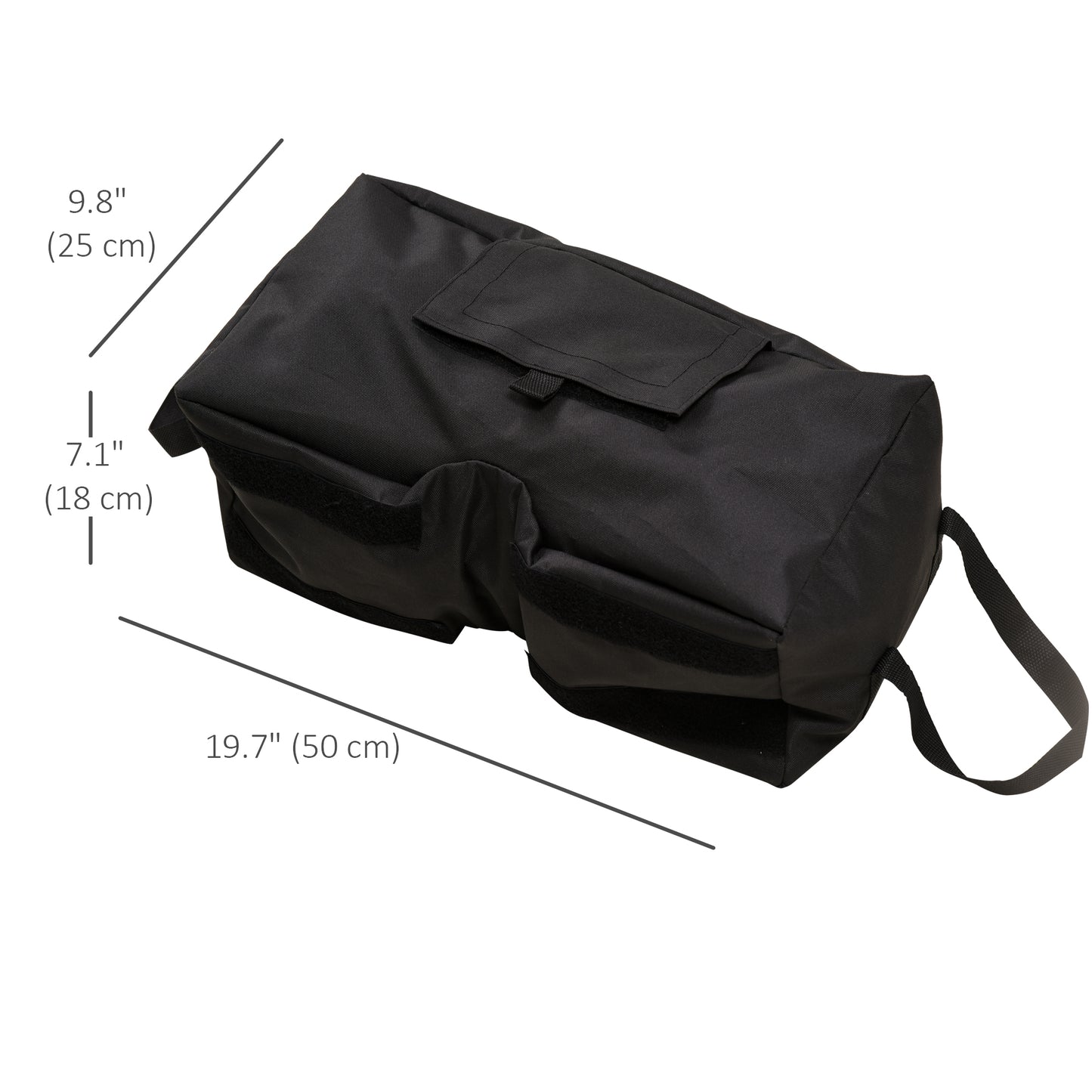 Sacs lestés pour parasol de patio, lot de 2