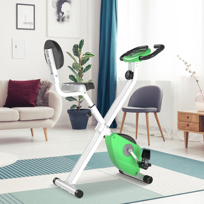 Vélo d'exercice stationnaire pliable à résistance magnétique